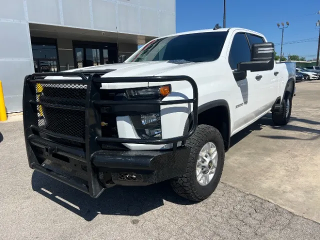 White 2022 Chevrolet Silverado 2500HD 4WD Crew Cab Standard Bed WT for sale in San Antonio, TX