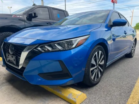 Blue 2023 Nissan Sentra SV Premium for sale in San Antonio, TX