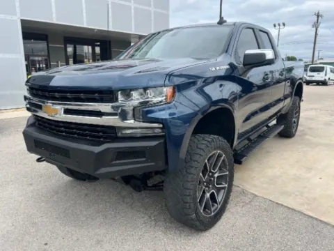 Blue 2020 Chevrolet Silverado 1500 4WD Double Cab Standard Bed LT for sale in San Antonio, TX