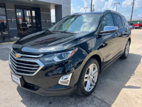 Black 2018 Chevrolet Equinox Premier for sale in San Antonio, TX