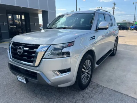 Silver 2022 Nissan Armada SL 4WD for sale in San Antonio, TX