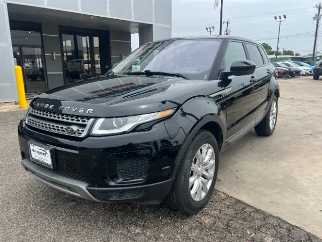 Black 2018 Land Rover Range Rover Evoque SE for sale in San Antonio, TX