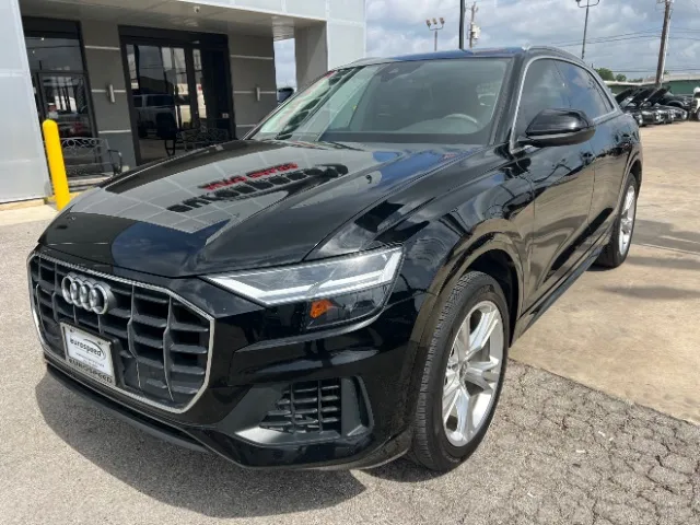 Black 2019 Audi Q8 55 Premium for sale in San Antonio, TX
