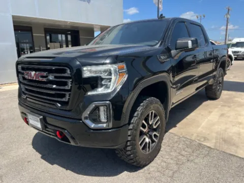 Black 2021 GMC Sierra 1500 4WD Crew Cab Short Box AT4 for sale in San Antonio, TX
