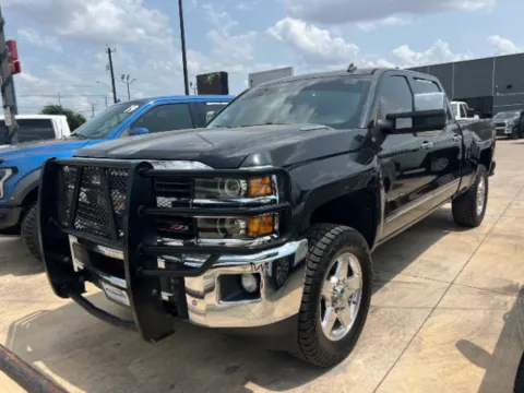 Black 2015 Chevrolet Silverado 2500HD LTZ for sale in San Antonio, TX