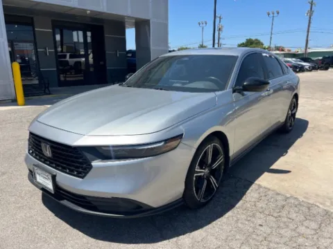 Silver 2024 Honda Accord Hybrid Sport for sale in San Antonio, TX