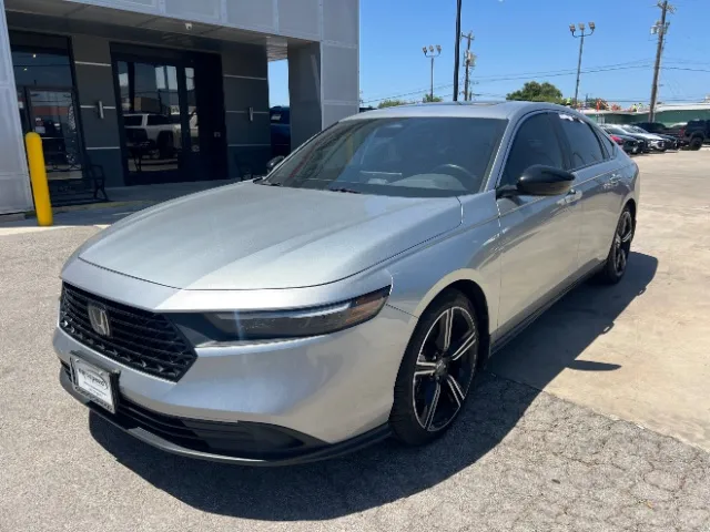 Silver 2024 Honda Accord Hybrid Sport for sale in San Antonio, TX