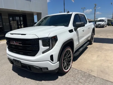 White 2024 GMC Sierra 1500 2WD Crew Cab Short Box Elevation for sale in San Antonio, TX