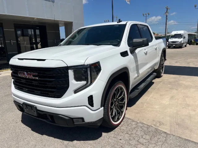 White 2024 GMC Sierra 1500 2WD Crew Cab Short Box Elevation for sale in San Antonio, TX