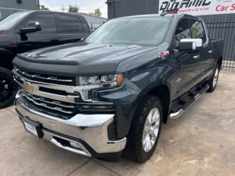 Gray 2021 Chevrolet Silverado 1500 4WD Crew Cab Short Bed LTZ for sale in San Antonio, TX