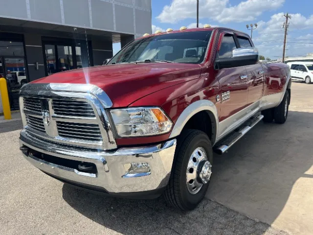 Red 2012 Ram 3500 Laramie for sale in San Antonio, TX