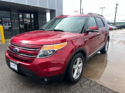 Red 2015 Ford Explorer Limited for sale in San Antonio, TX