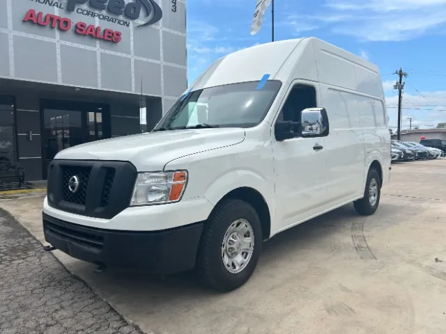 White 2016 Nissan NV Cargo 2500 HD SV V8 High Roof for sale in San Antonio, TX