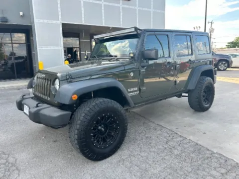 Green 2015 Jeep Wrangler Unlimited Sport for sale in San Antonio, TX