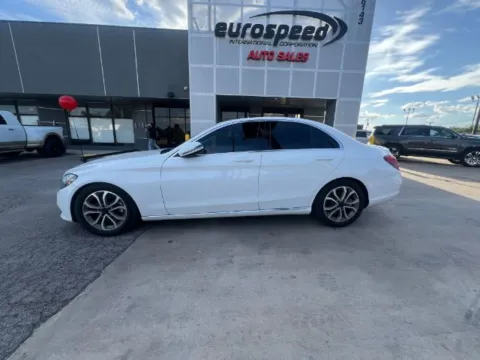White 2016 Mercedes-Benz C-Class C300 Sedan for sale in San Antonio, TX