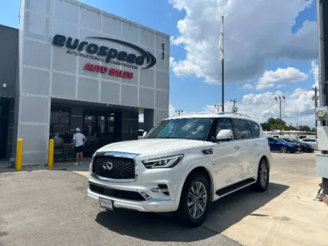 Photos of 2019 INFINITI QX80 LUXE for sale in San Antonio, TX at Eurospeed International Corp