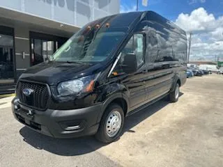 Black 2022 Ford Transit-350 Cargo Van for sale in San Antonio, TX