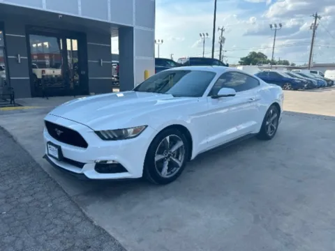 White 2015 Ford Mustang EcoBoost for sale in San Antonio, TX