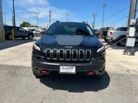 Another view of 2015 Jeep Cherokee Trailhawk for sale in San Antonio, TX at Eurospeed International Corp