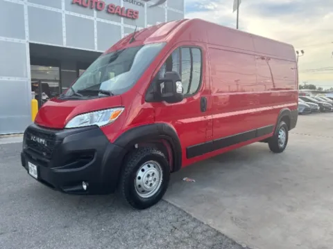 Red 2023 Ram ProMaster 2500 Cargo Van High Roof 159" WB for sale in San Antonio, TX