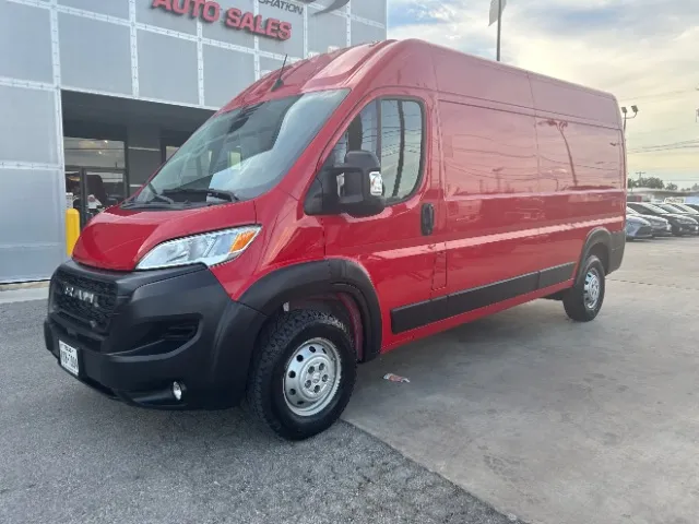 Red 2023 Ram ProMaster 2500 Cargo Van High Roof 159" WB for sale in San Antonio, TX