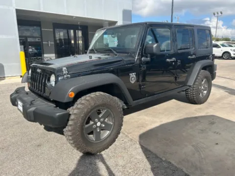 Black 2011 Jeep Wrangler Unlimited Rubicon 4WD for sale in San Antonio, TX