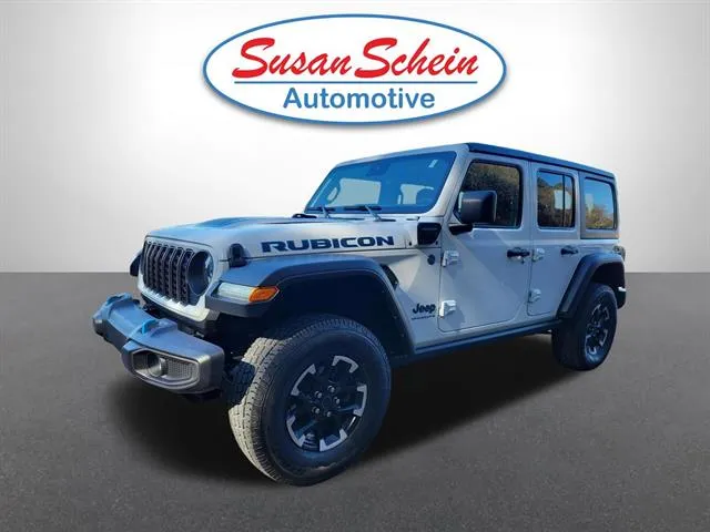 White 2024 Jeep Wrangler 4xe Rubicon 4xe for sale in Pelham, AL