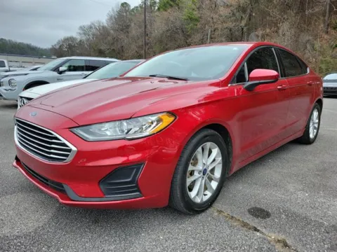 Red 2020 Ford Fusion SE for sale in Pelham, AL
