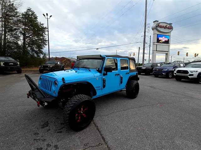 Blue 2018 Jeep Wrangler JK Unlimited Sport S for sale in Pelham, AL