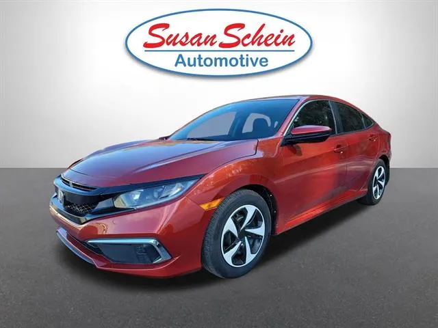 Orange 2020 Honda Civic Sedan LX for sale in Pelham, AL