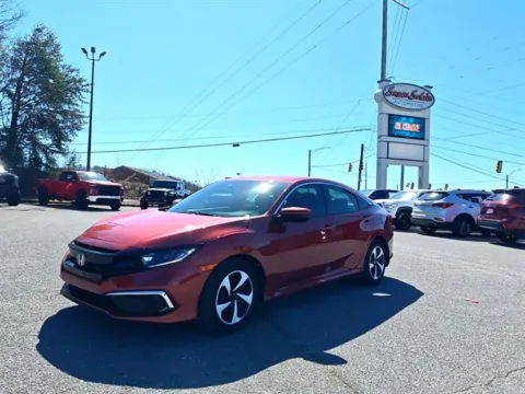 Orange 2020 Honda Civic Sedan LX for sale in Pelham, AL