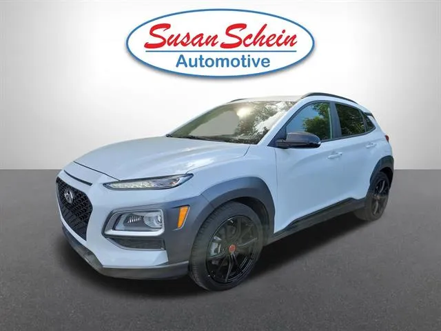 White 2021 Hyundai Kona NIGHT for sale in Pelham, AL