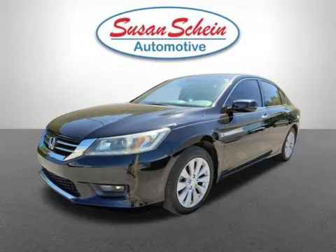 Black 2014 Honda Accord Sedan EX-L V6 for sale in Pelham, AL