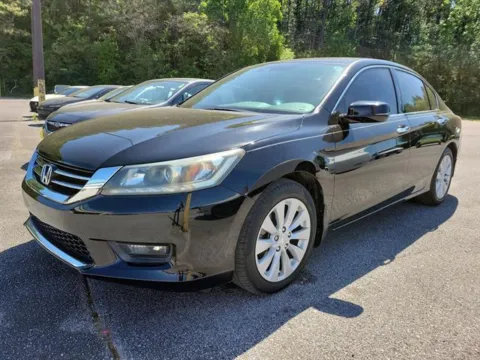 Black 2014 Honda Accord Sedan EX-L V6 for sale in Pelham, AL