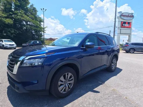 Blue 2025 Nissan Pathfinder SV for sale in Pelham, AL