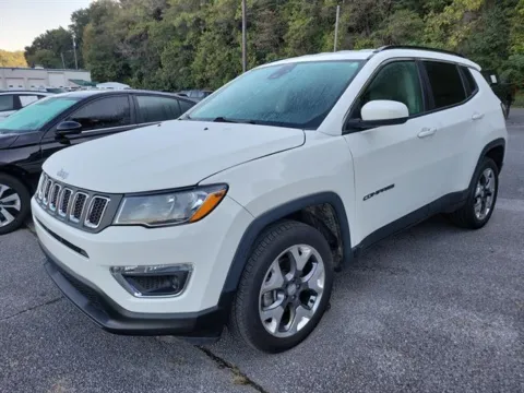 White 2021 Jeep Compass Limited for sale in Pelham, AL