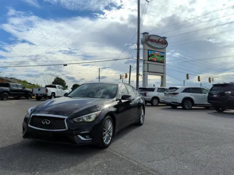 Black 2021 INFINITI Q50 Luxe for sale in Pelham, AL