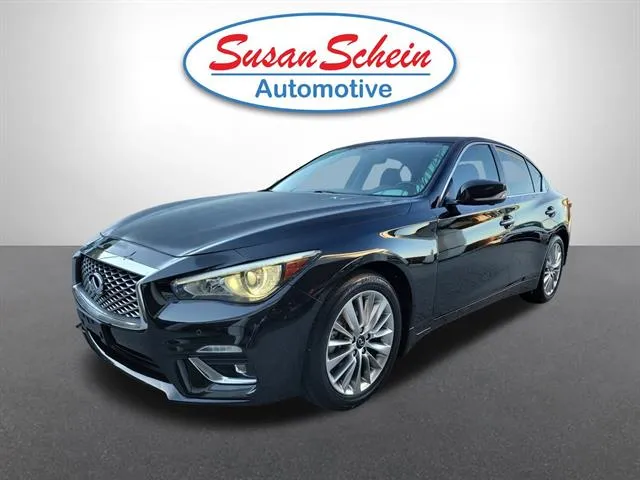 Black 2021 INFINITI Q50 Luxe for sale in Pelham, AL