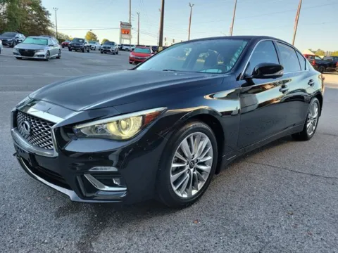 Black 2021 INFINITI Q50 Luxe for sale in Pelham, AL