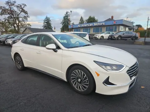 White 2020 Hyundai Sonata Hybrid SEL Sedan 4D for sale in Tacoma, WA