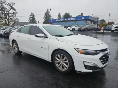 White 2020 Chevrolet Malibu LT Sedan 4D for sale in Tacoma, WA