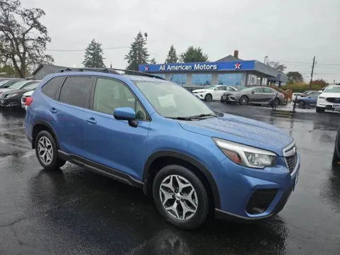 Blue 2020 Subaru Forester Premium Sport Utility 4D for sale in Tacoma, WA