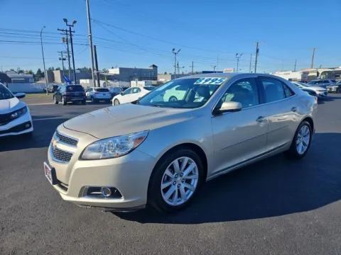Silver 2013 Chevrolet Malibu LT Sedan 4D for sale in Tacoma, WA