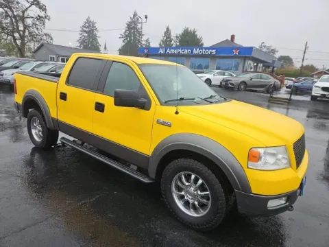 Yellow 2004 Ford F-150 SuperCrew Cab Lariat Pickup 4D 5 1/2 ft for sale in Tacoma, WA