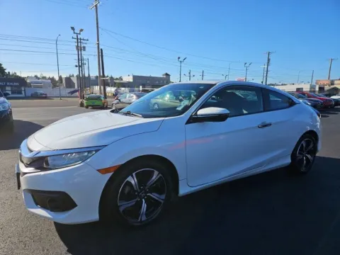 Another view of 2017 Honda Civic Touring Coupe 2D for sale in Tacoma, WA at All American Motors