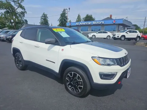 White 2020 Jeep Compass Trailhawk Sport Utility 4D for sale in Tacoma, WA