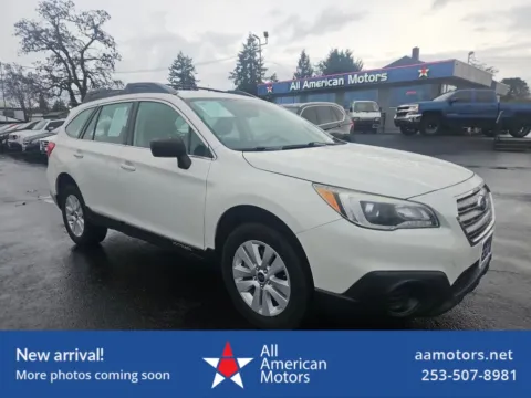 White 2017 Subaru Outback 2.5i Wagon 4D for sale in Tacoma, WA