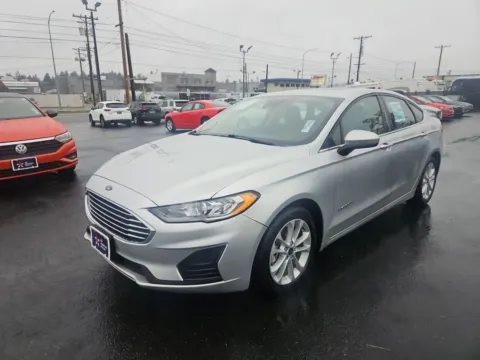 Another view of 2019 Ford Fusion SE Hybrid Sedan 4D for sale in Tacoma, WA at All American Motors