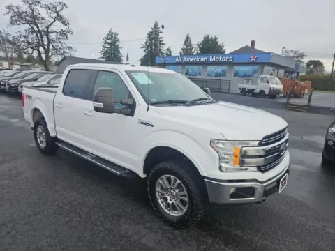 White 2018 Ford F-150 SuperCrew Cab Lariat Pickup 4D 5 1/2 ft for sale in Tacoma, WA