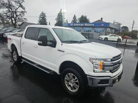 White 2018 Ford F-150 SuperCrew Cab Lariat Pickup 4D 5 1/2 ft for sale in Tacoma, WA